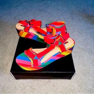 Sandals with Velcro straps